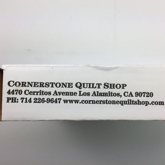 Cornerstone Quilt Shop Pizza Project Box Organize Label Cardboard - Picture 4 of 7